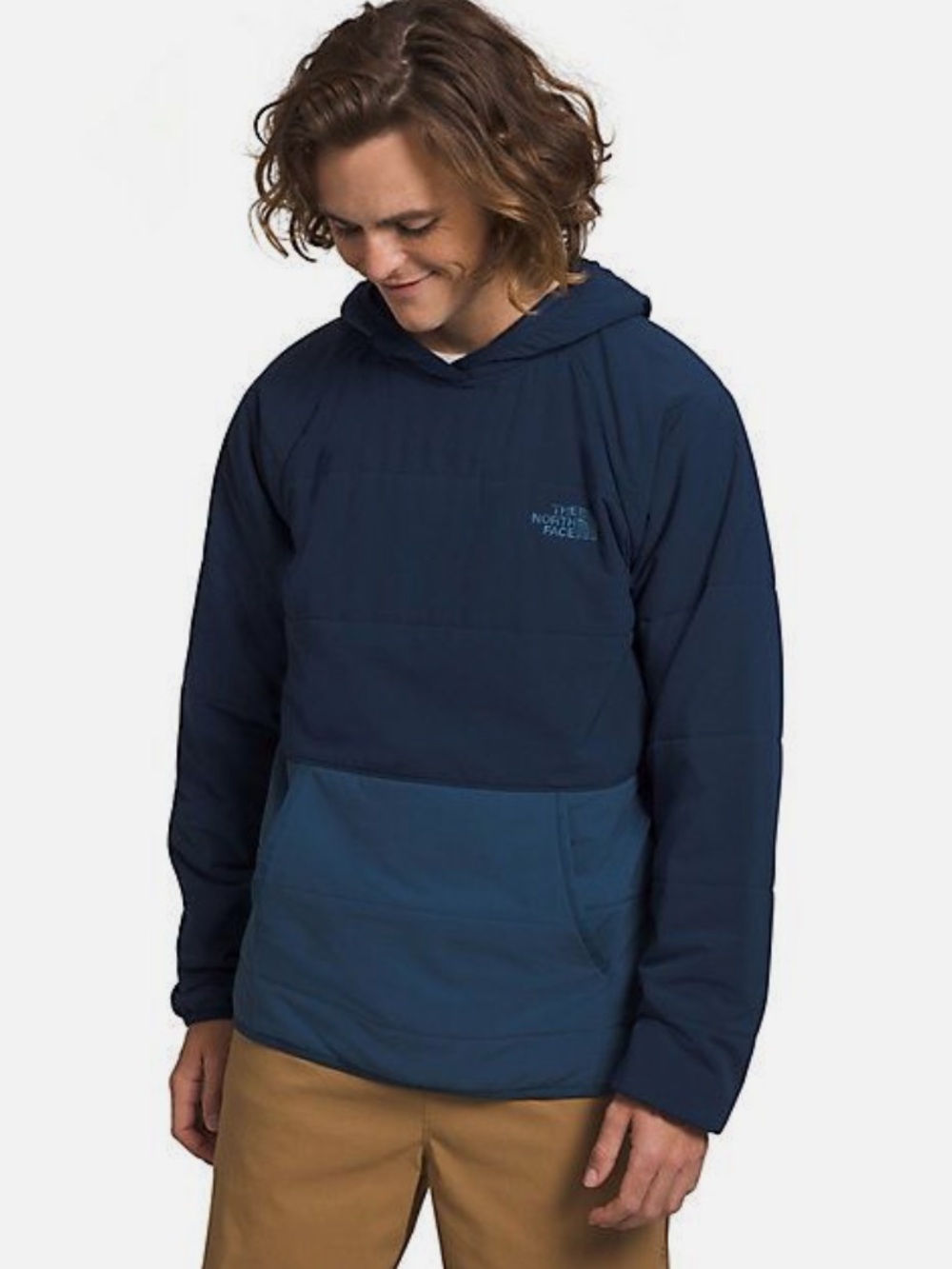 The North Face Mountain Pullover Men's Sweatshirt, Summit Navy/Shady Blue Sz XXL